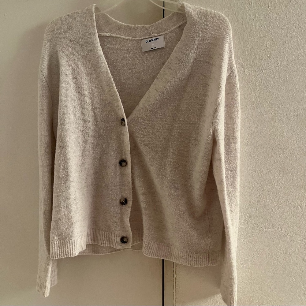 Cream cardigan